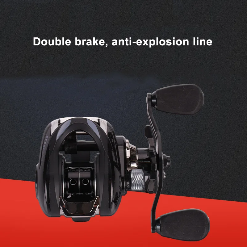 

2020 New Arrival Bait Casting Fishing Reel 8kg Aluminum Alloy Drag 7.2:1 Magnetic Brake Saltwater Freshwater Baitcasting Reel