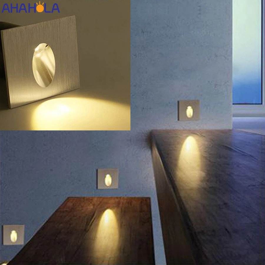 110 В 220 алюминиевая современная лестница настенная Светодиодная лампа для