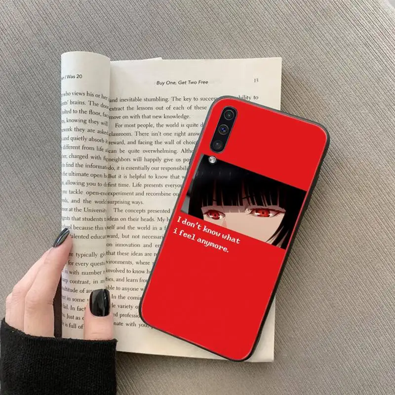 

Sad Japanese Anime Aesthetic Phone Case For Samsung galaxy A S note 10 7 8 9 20 30 31 40 50 51 70 71 21 s ultra plus