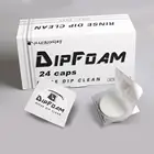 24 шт. татуировки Одноразовые стерилизованные Dip пены краску чистая иголка Профессиональный чашки безопасным одноразового удобно и быстро