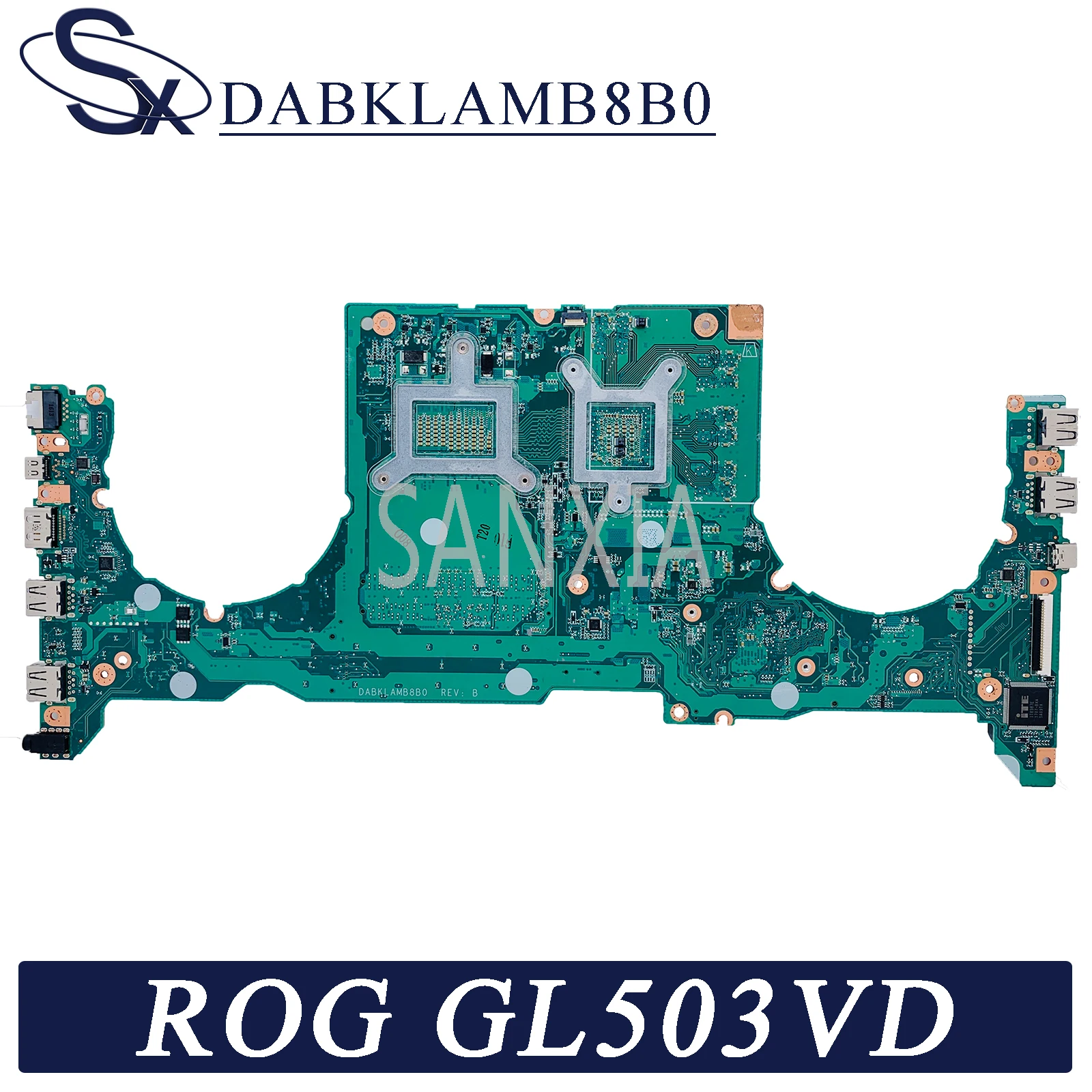 Материнская плата KEFU dabklambda 8b0 для ноутбука ASUS ROG GL503VD оригинальная материнская