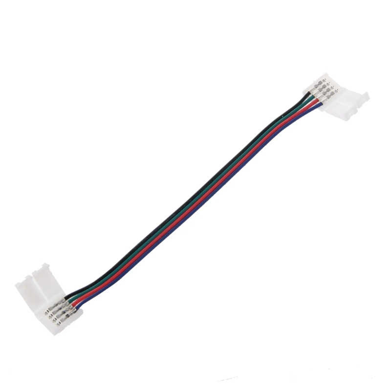 

2021 New 4 Pin 10mm 17cm RGB LED Strip Light Adapter Connector Wire For 5050 LED Light Strip