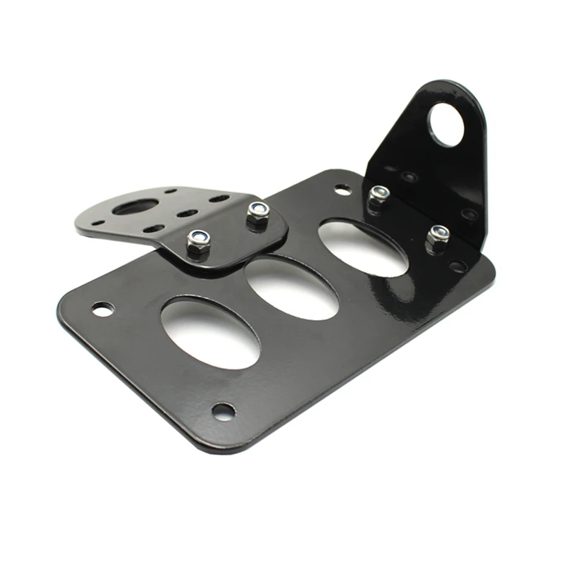 

Motorcycle Side Mounted Tail Light Frame License Plate Bracket Retro Motorcycle Accessories for Sportster Bobber Chopper