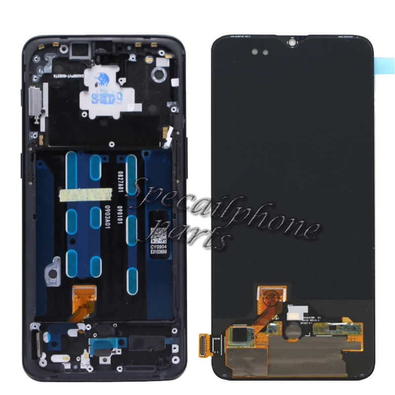 ЖК-дисплей для Oneplus 6T сенсорная панель в сборе детали 100% тест One plus A6010 A6013