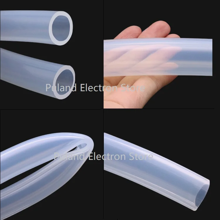 

15x20 Silicone Tubing ID 15mm OD 20mm Food Grade Flexible Drink Tubing Pipe Temperature Resistance Nontoxic Transparent