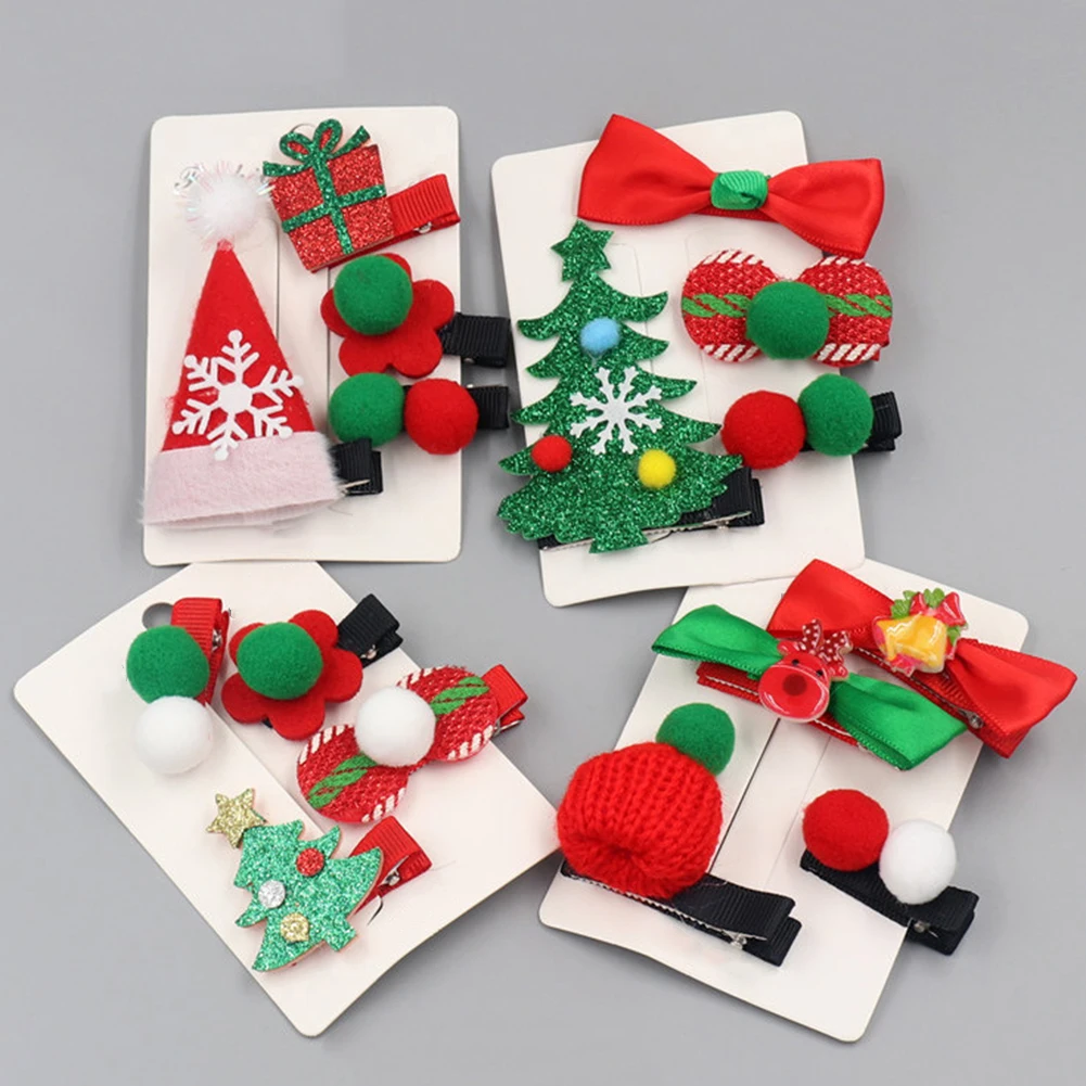 4 шт./компл. Специальные Прекрасный Милая Пижама с рождественским принтом пижама