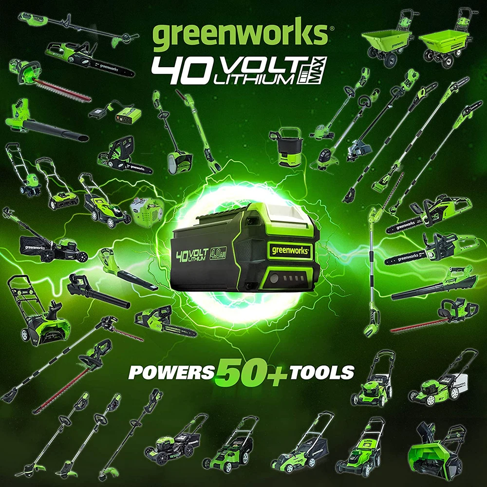 GreenWorks Outdoor Garden DigiPro G-MAX 40V Cordless Variable Speed185MPH Blower Vaccumm With 4ah Battery Charger Free Return |