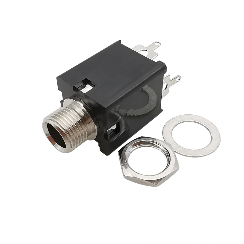 1/2/5 шт. металлические розетки для наушников 6 35 мм