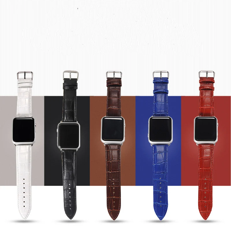 Ремешок из натуральной коровьей кожи для apple watch Series 1 2 3 ремешок 38 мм/42 мм iWatch 4