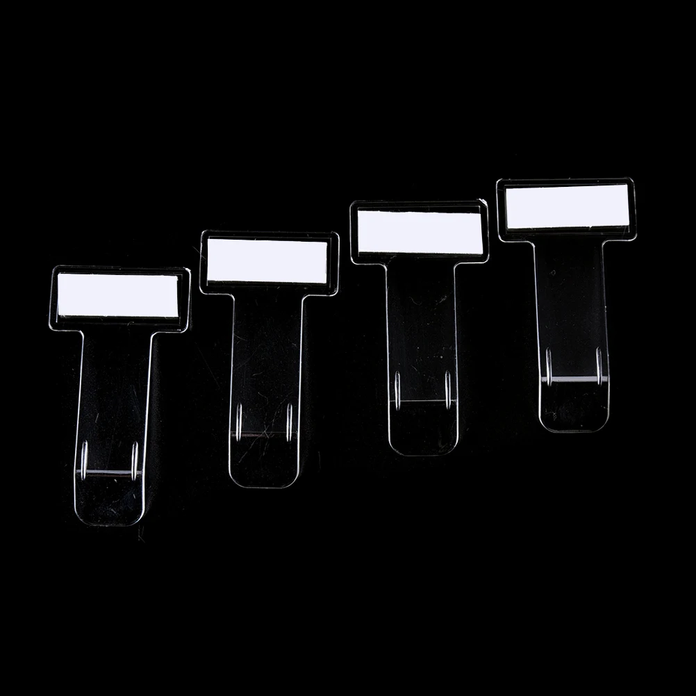 

4Pcs Car Vehicle Parking Ticket Receipt Permit Card Holder Clip Sticker Useful