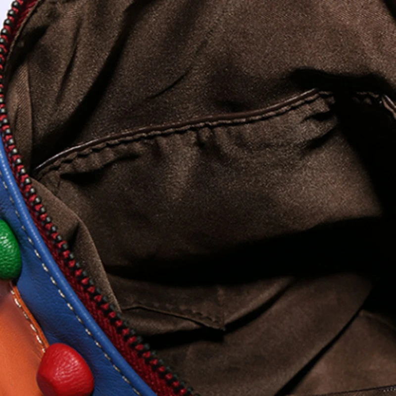 

Women Genuine Leather Backpack Purse Ladies Daypacks Shoulder Bag Unisex Trend Backpacks (Multicolor)