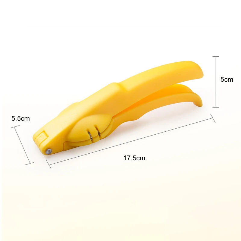 

1PC Chestnut Opening Device Plastic Handle Nutcracker Stainless Steel Cross Serrated Blade Pliers With Additional Shell Opener