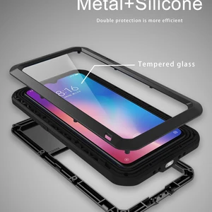 love mei metal case for xiaomi xiaomi mi 9 mi9 metal armor shock dirt proof water phone case cover for xiaomi mi9 explorer free global shipping