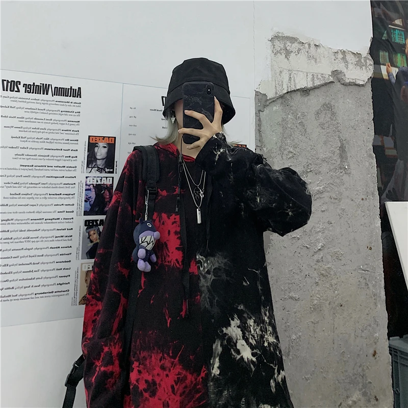 Neploe/футболка со шнурками с длинными рукавами и капюшоном, Осень-зима, Harajuku, футболки в стиле хип-хоп, мужские женские толстовки контрастного цвета, футболки на подошве 54720