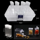 2020, бриллиантовая вышивка, фотоальбом, аксессуар, прозрачный чехол с бусинами, органайзер-контейнер для переноски