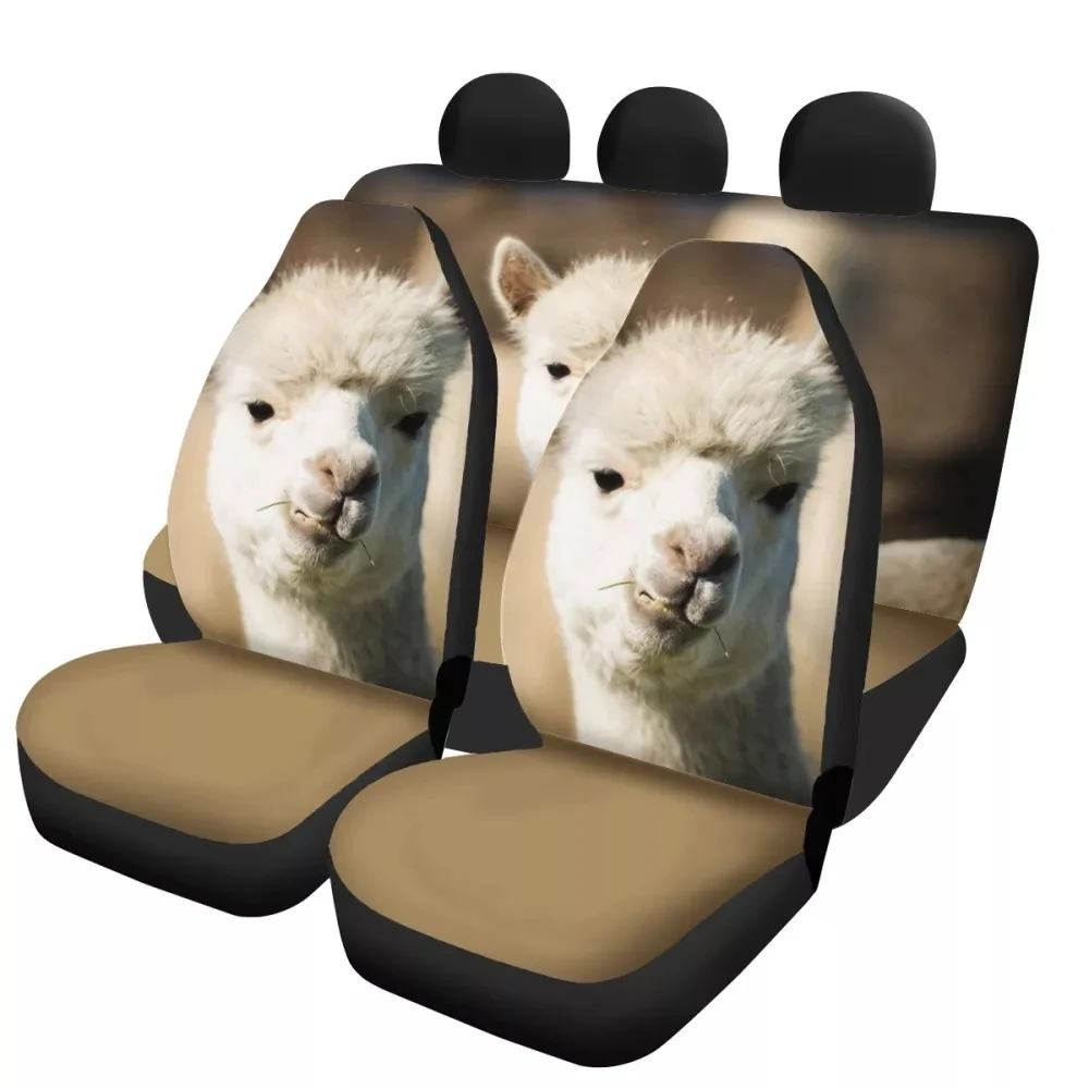 

Стильные чехлы для автомобильных сидений PinUp Angel Alpaca, подходят для большинства автомобилей, подушка для передних и задних сидений автомобил...