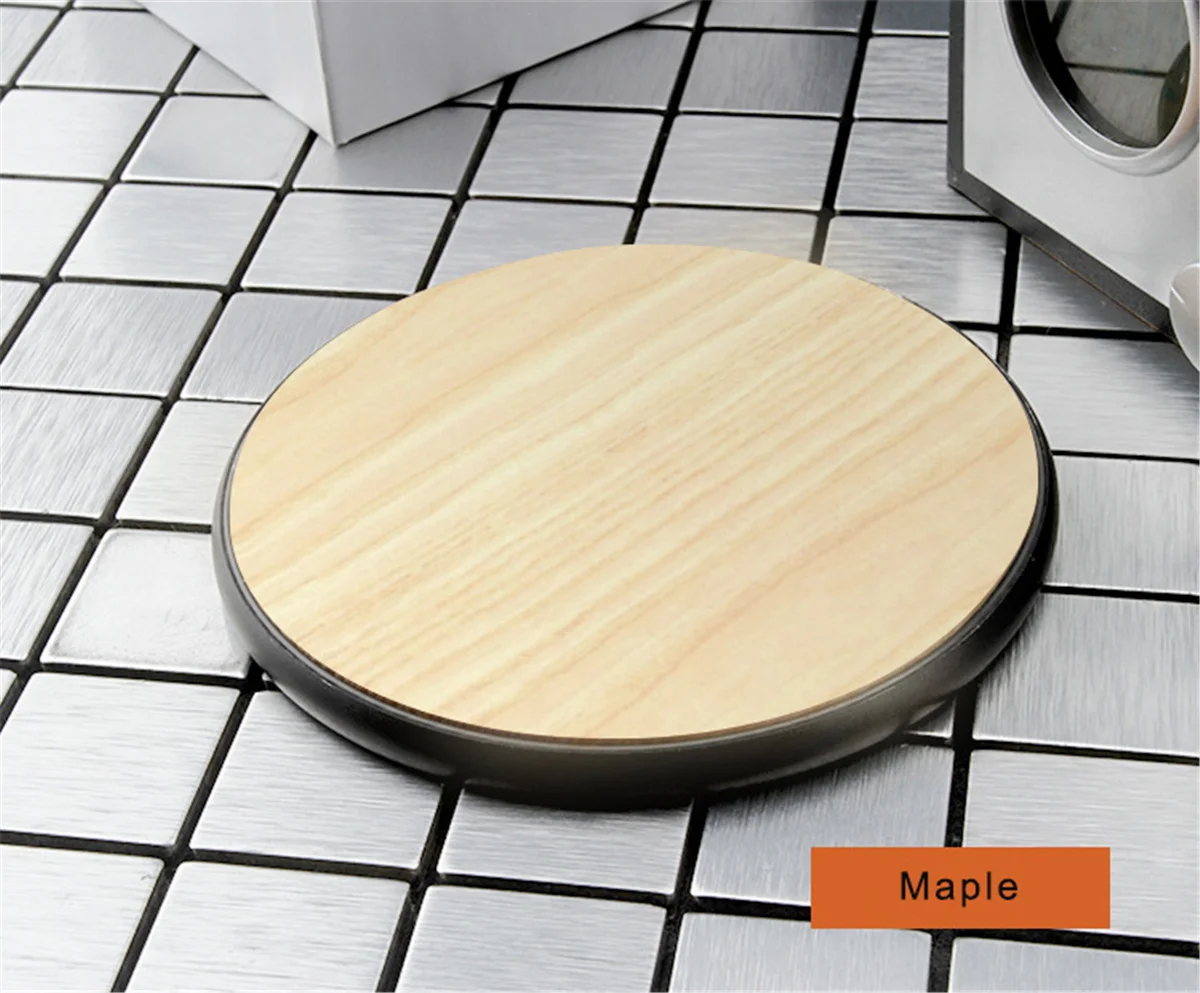 

Беспроводное зарядное устройство QI для iPhone 11 12 XR X Samsung Note 8 9 S10 Huawei Xiaomi, деревянное Беспроводное зарядное устройство, быстрая зарядка