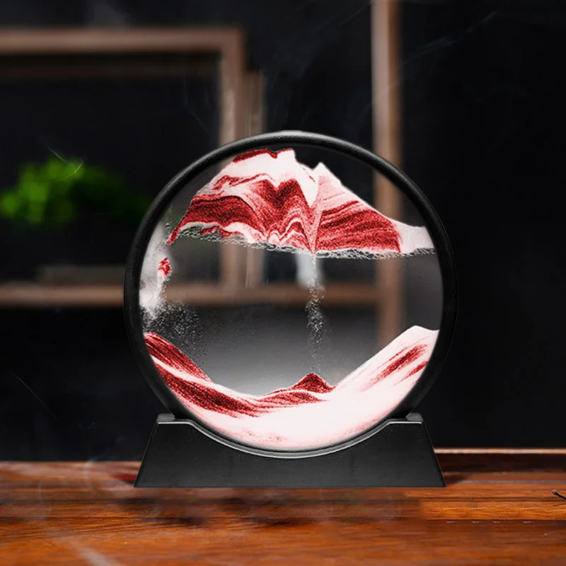 Цветные ноты движущиеся песочные часы глубоководный натуральный Пескоструйный