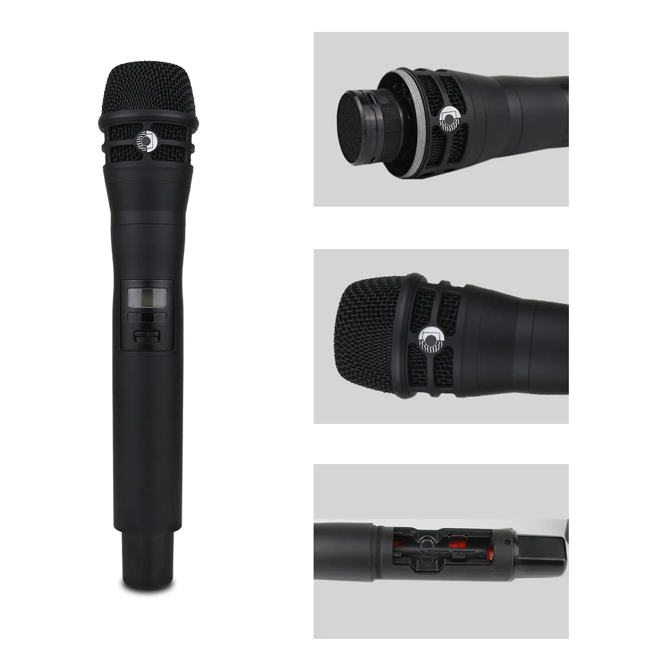 NTBD Hip Hop Home KTV Party Stage Performance Wedding UHF SKM8 Professional Dual Wireless Microphone System 2 Channel 2 handheld