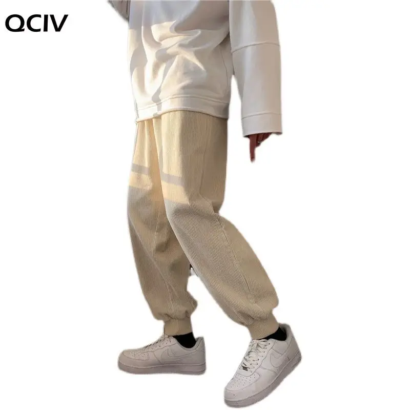 

Spring And Autumn Corduroy Pants Men's Fashion Retro Casual Pants Men Streetwear Loose Hip-hop Korean Straight Pants Mens S-3XL