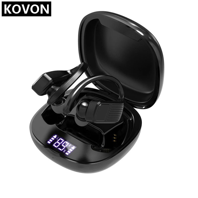 Спортивные наушники Bluetooth V5.0 беспроводные T11 Tws музыкальная гарнитура с крючком