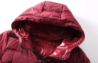 Winter New 2020 Down Coat Women 90 White Duck Down Jacket Hooded Thin Outerwear Long Down Parkas Warm Coats DMZ1703 s