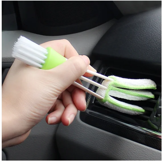 Мини пылесос воздушная щётка для вентиляционных штор кисточка пыли и грязи щетка