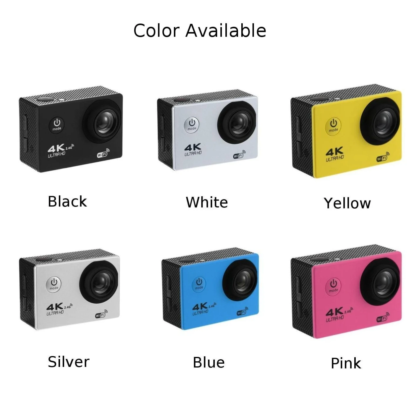 Экшн камера 4K F60R Ultra HD 4K/30fps 2 4G Wi Fi 0 дюйма 170D для шлема pro Подводная