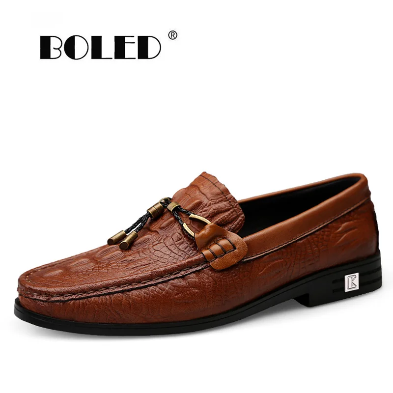 

Natural Leather Casual Men Shoes British Style Loafers Moccasins Flats Zapatos Hombre Driving Shoes Men Winter&Sping Chaussures