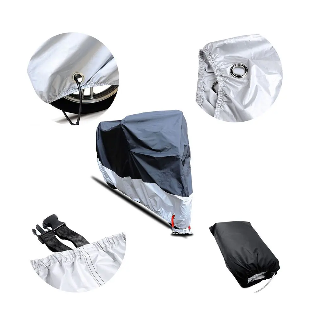

All Season Waterproof Motorcycle Cover Sun-proof Motorcycle Cover With Front Wheel Keyhole Motorcycle Accessory