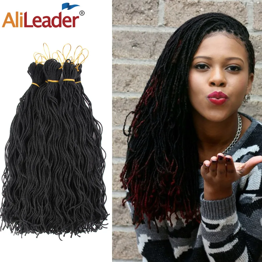 Alileader мини искусственные Локи синтетические волосы на крючках микро плетение