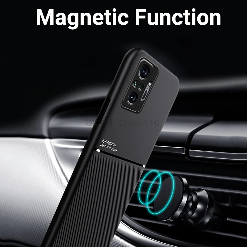 

For Xiaomi Redmi Note 10 Pro Case Redmi Note 10 Shockproof Magnetic Funda For Xiaomi Redmi Note10 Pro Max Bumper Note 10Pro Etui