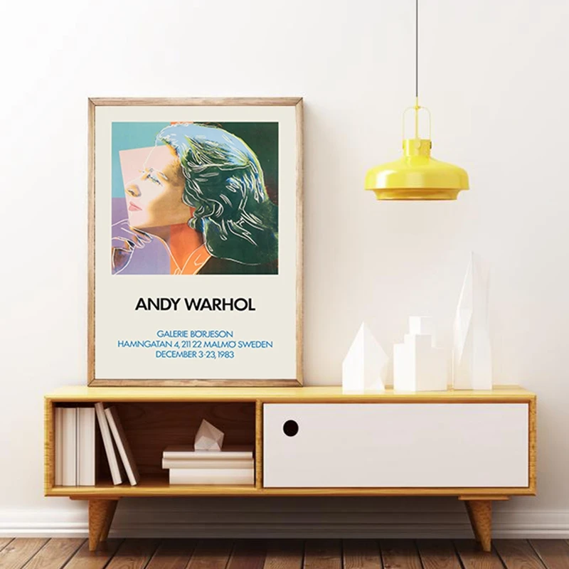 Винтажный постер на холсте для изобразительного искусства постеры выставки Энди