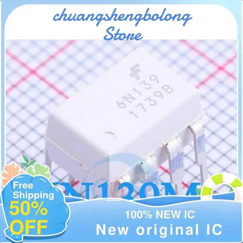

10-200 шт. 6N139M 6N139 DIP-8 новый оригинальный IC