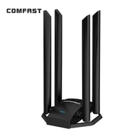 comfast usb wifi adapter 1300mbps dual band for pc black ethernet wifi dongle external antenna wi fi receiver network card
