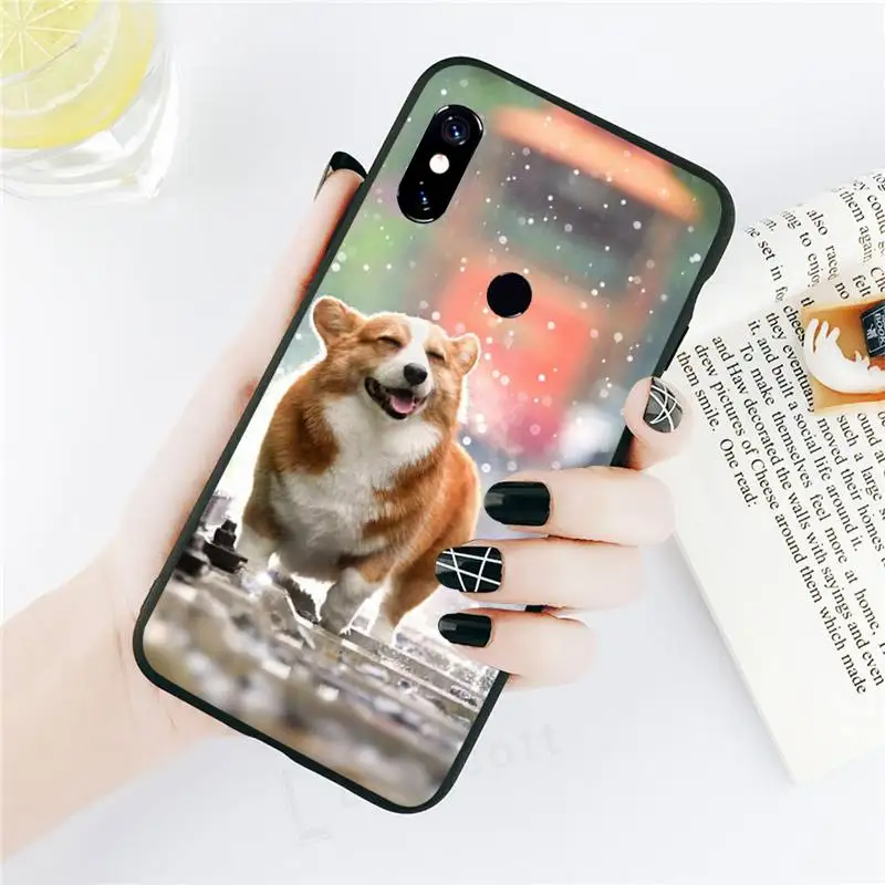 

Cute pet dog Corgi animal Phone Case For Xiaomi Redmi note 7 8 9 t k30 max3 9 s 10 pro lite