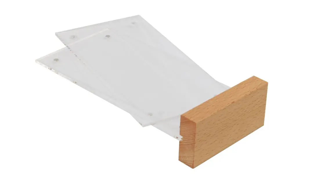 Настольная деревянная подставка для вывесок 10*20 см|Доска объявлений| |