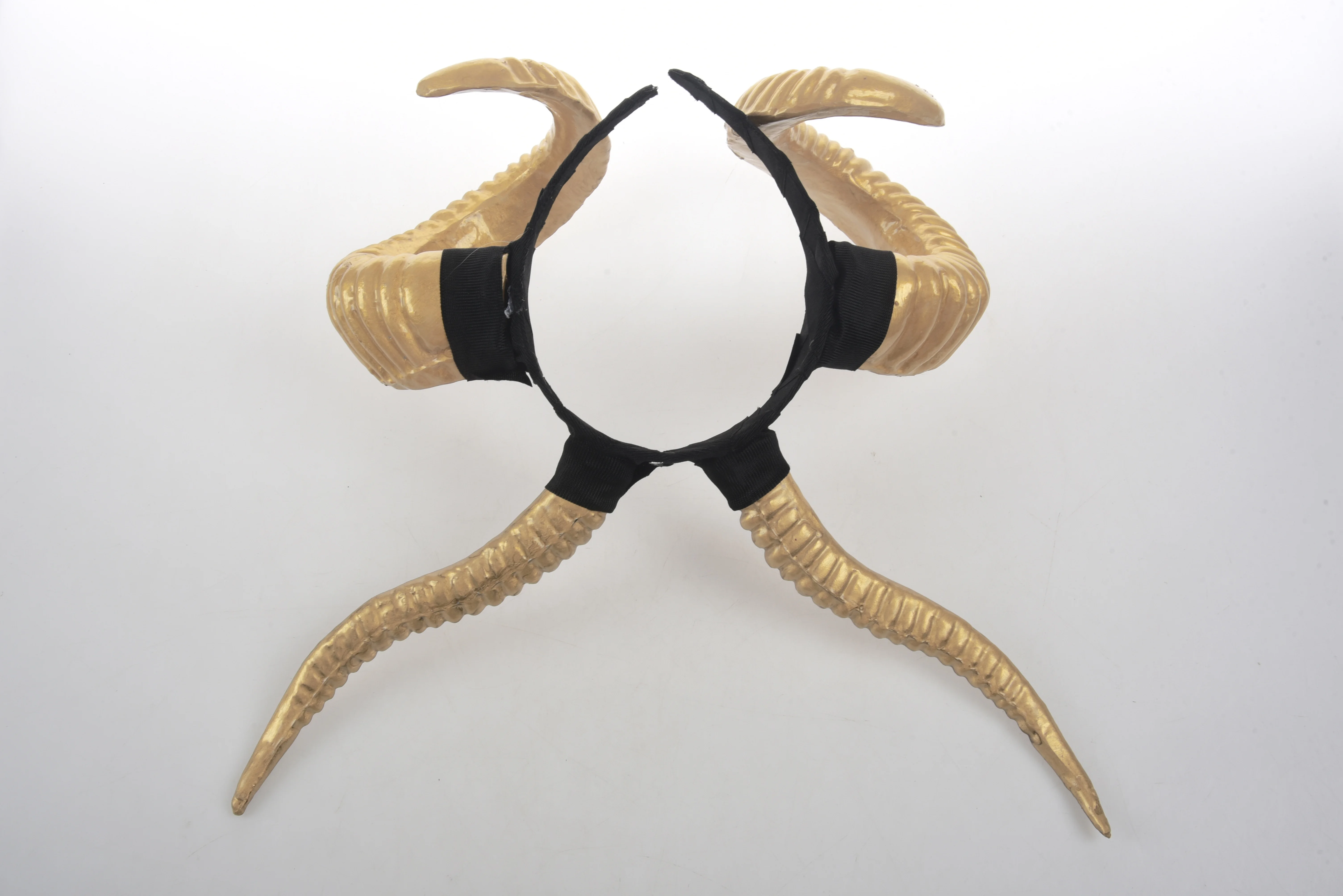 Для взрослых и детей готический искусственный Антилопа Овечий рог повязка на