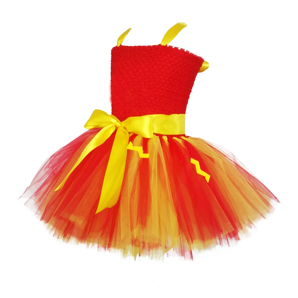 Платье-пачка для девочек Newbron младенцев костюм супергероя с флэш-вспышкой