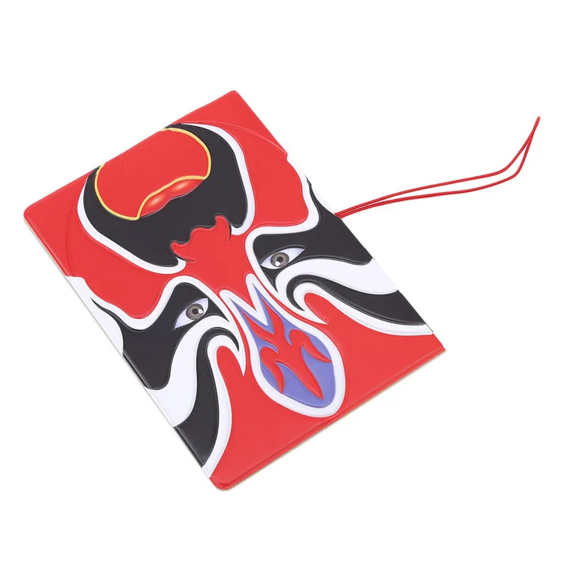 Китайский Пекинская опера шаблон паспорта держатели защитный чехол для билетов