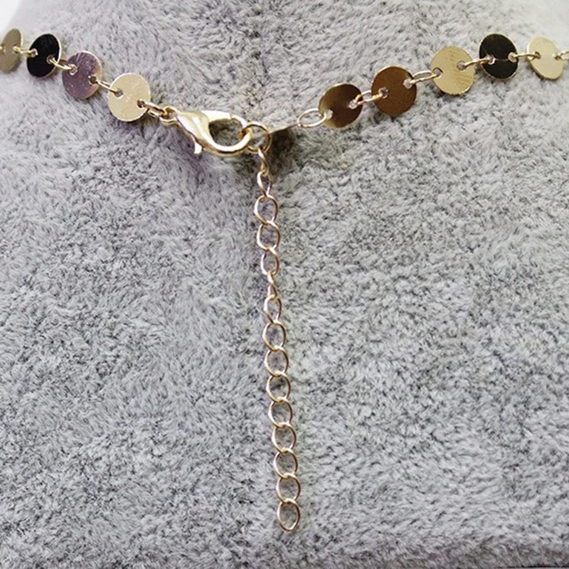 Многослойная цепочка HebeDeer модное ожерелье для девушек женское серебряное в