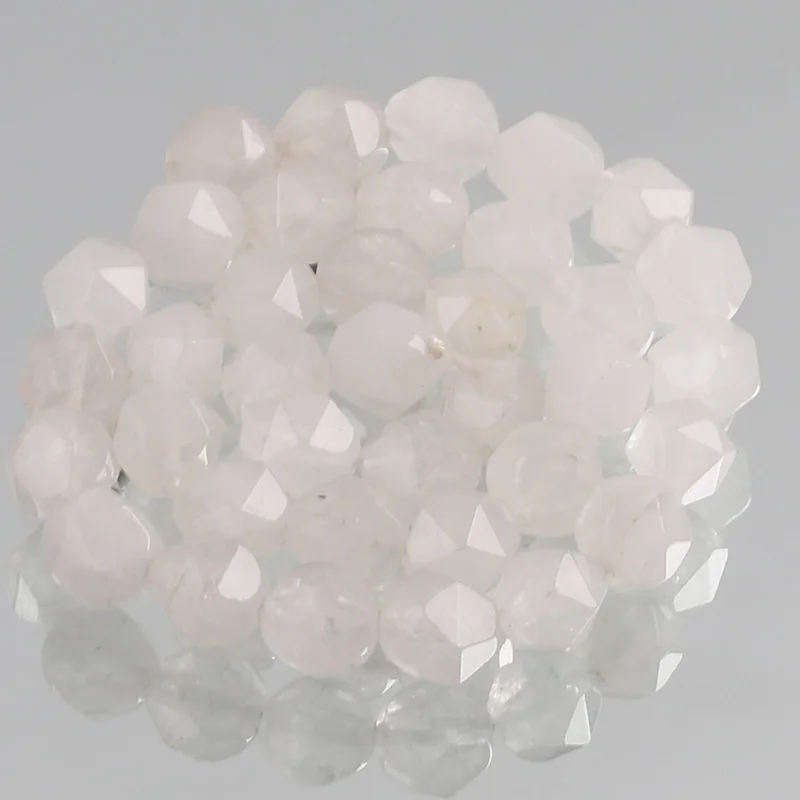 

AAA Natural Faceted White Aventurine Jades Beads for Jewelry Making DIY Bracelet Necklace Loose Spacer Beads Strand 15" 6/8/10mm