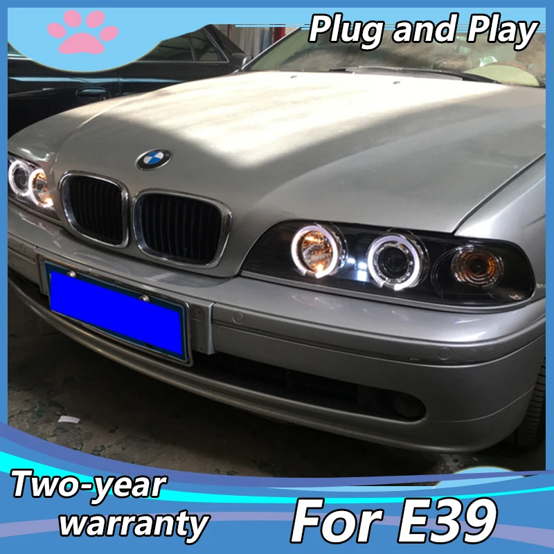 Автомобильный светодиодный налобный фонарь для BMW E39 фар 520i 525i 528i 530i 1995 2003 год с