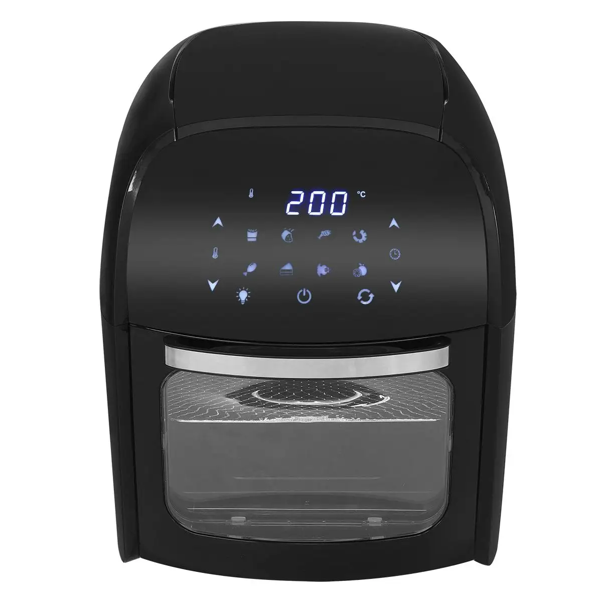 

14L 1800W Oil Free Air Fryer Oven Toaster Rotisserie Dehydrator Countertop Oven With LED Digital Touch Screen Electric Deep Frye