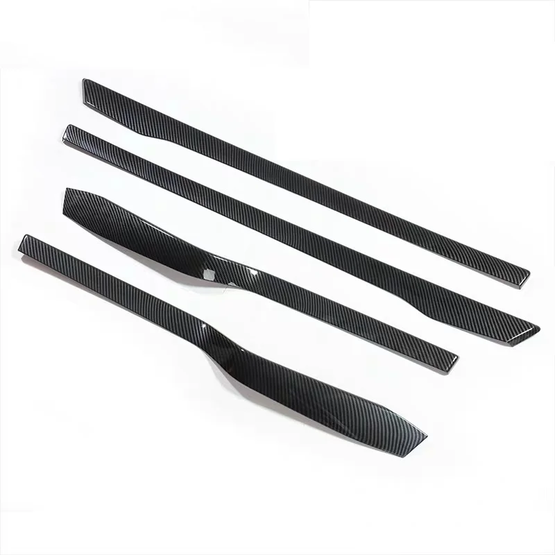 

Free shipping car modification accessories 100% carbon fiber car door trim strip patch for Tesla Model X 2017-2019