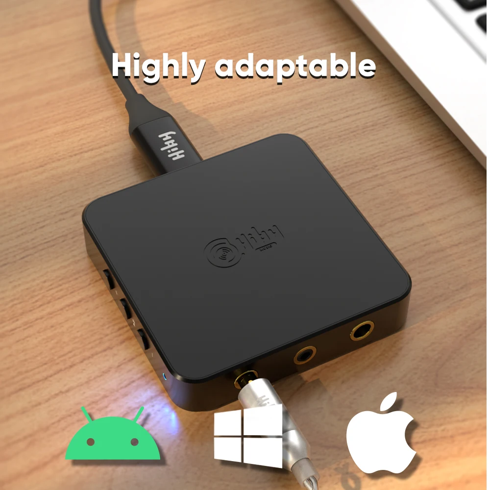 HiBy FD3 ES9038Q2M сбалансированные USB наушники Расшифровка усилителей DAC PCM768K DSD512 4 4/3 5/2 5
