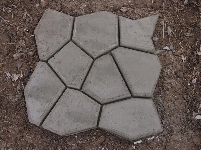 Форма для садовых дорожек фигурная форма тротуара ручная тротуарная кирпича