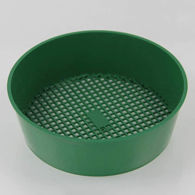 

2 Pcs Piece Garden Sieve Soil Sieve Sand Sieve Plastic Garden Stone Sand Soil Seedling Sieve Garden Gardening Tools