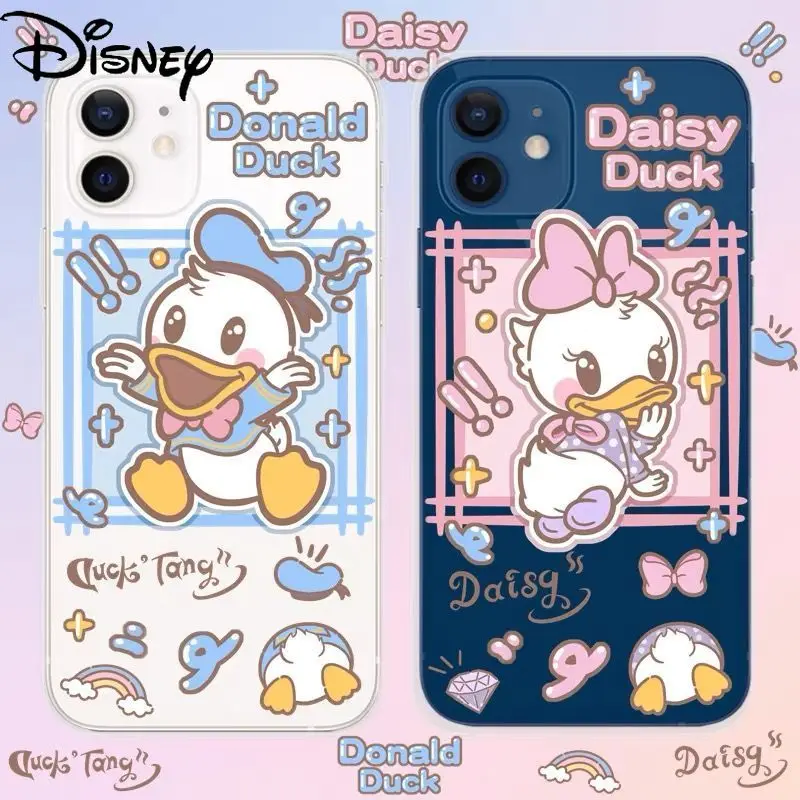

Disney Donald Duck Phone Case for iPhone13 13Pro 13Promax 12 12Pro Max 11 Pro X XS MAX XR 7 8 Plus Couple Soft Case