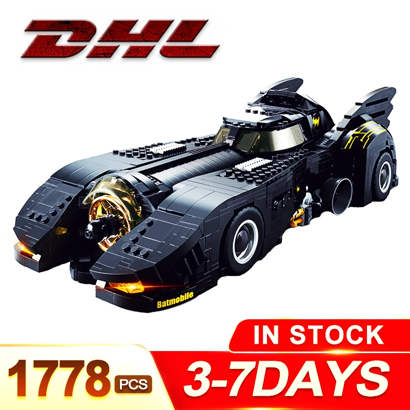 DHL 7144 Technic The Ultimate Batmobile совместимый набор машин строительные блоки MOC 15506 DC Супер